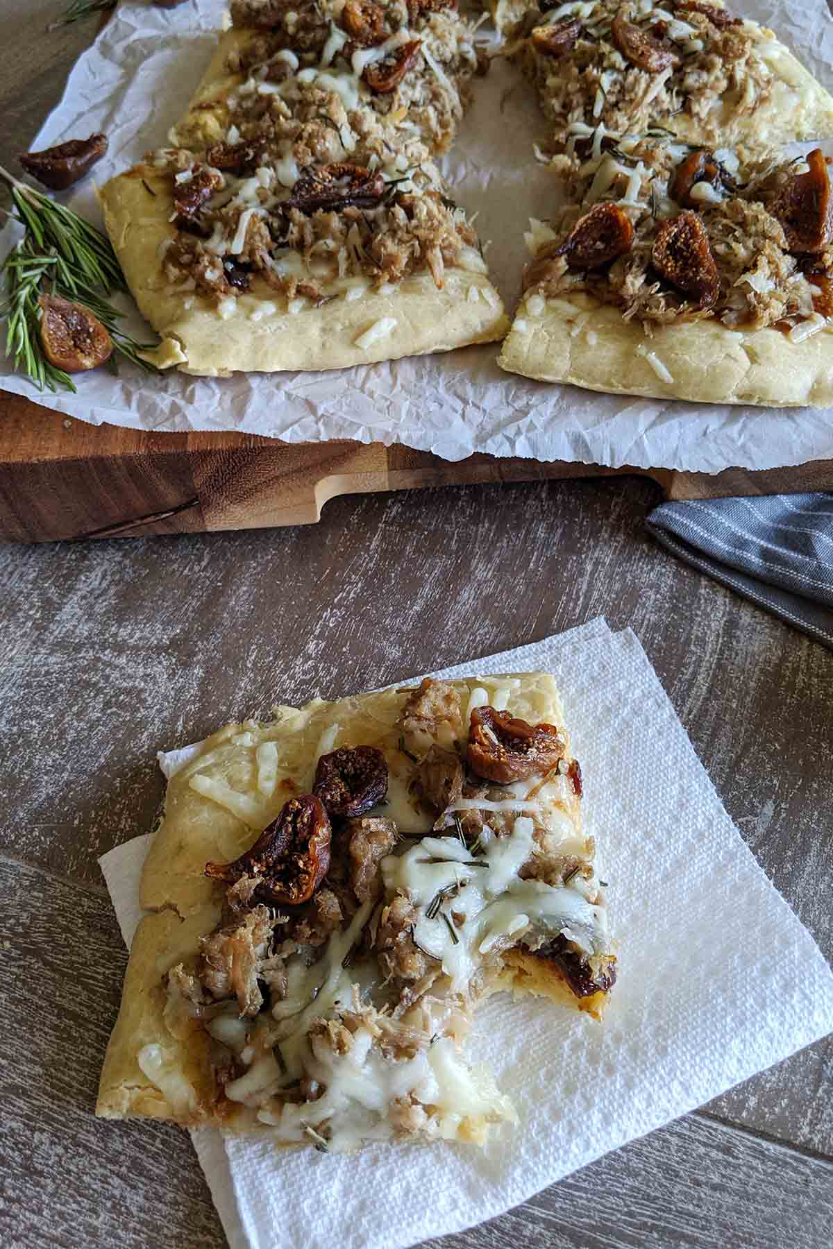 pork and fig pizza