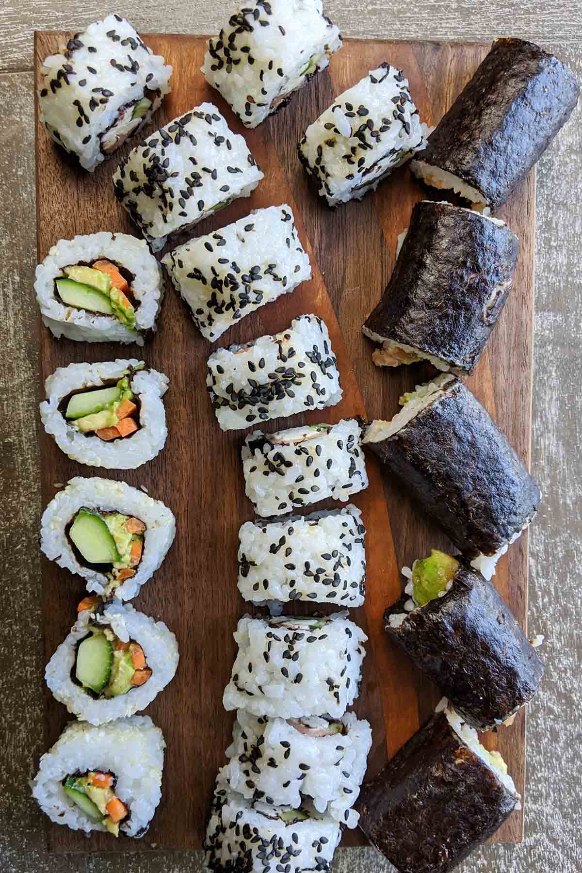 homemade sushi tutorial