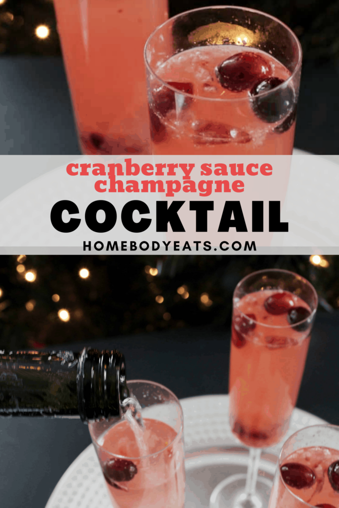 cranberry sauce cocktail