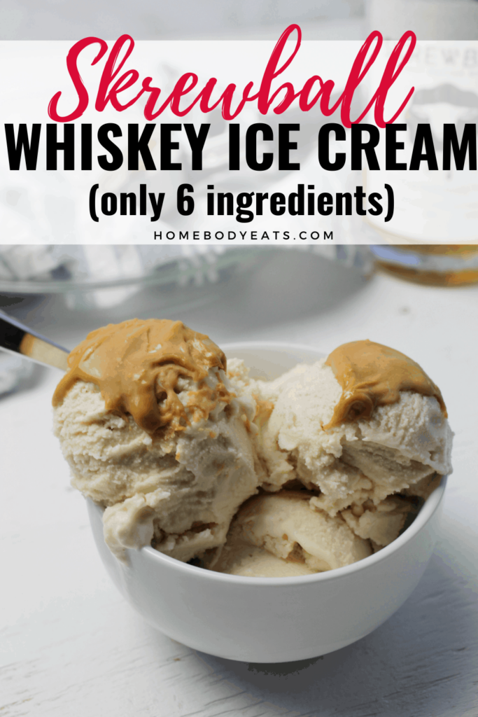 Simple Skrewball Ice Cream with Peanut Butter Whiskey