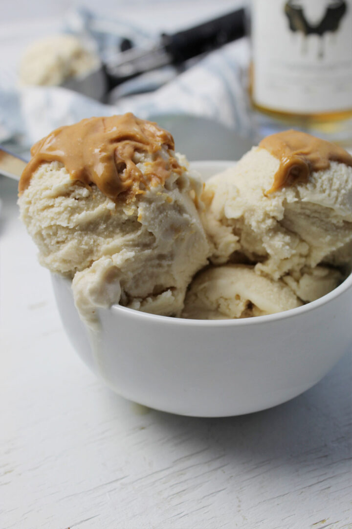 Simple Skrewball Ice Cream with Peanut Butter Whiskey Homebody Eats