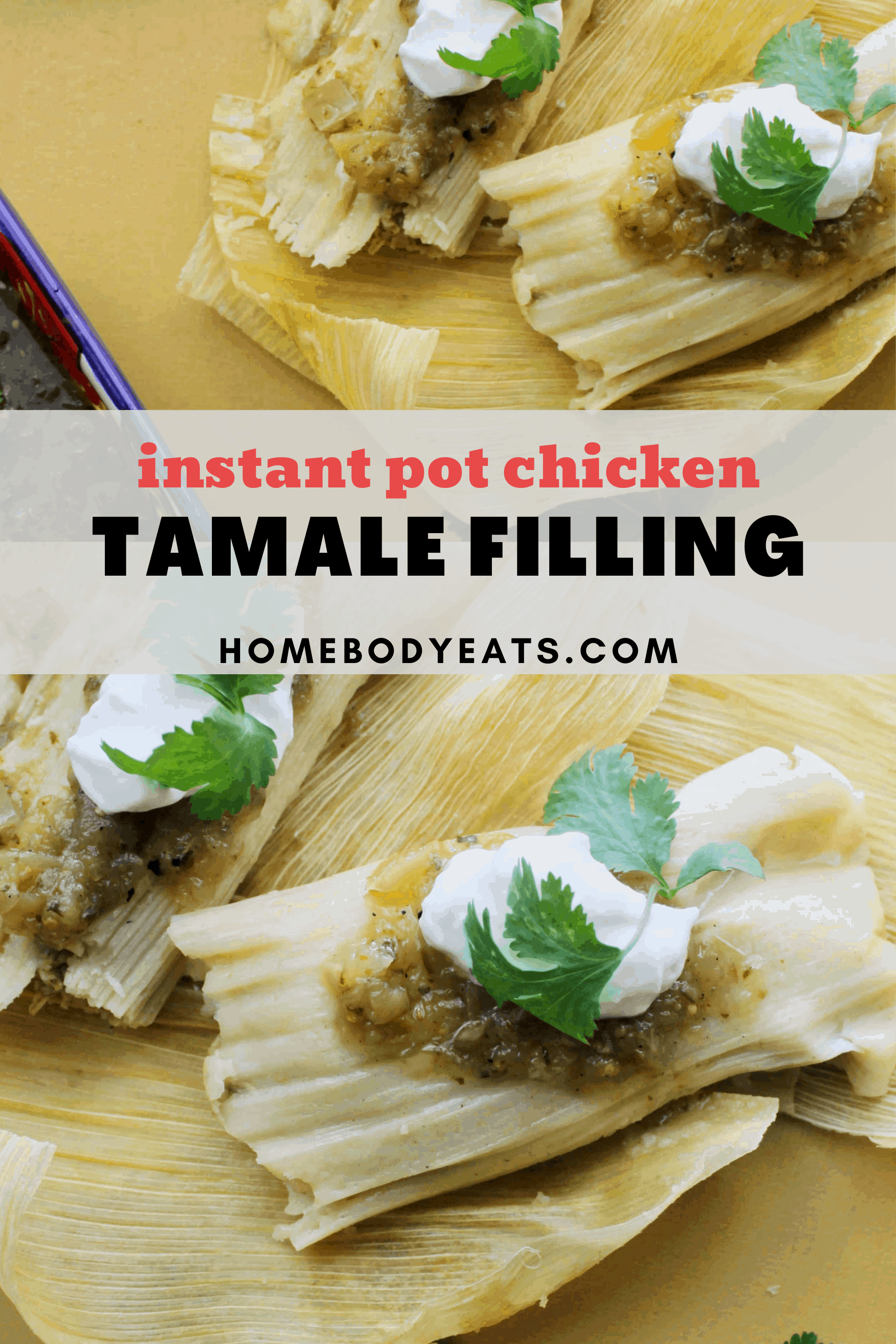 Instant Pot Chicken Tamales Step By Step for Beginners Homebody Eats