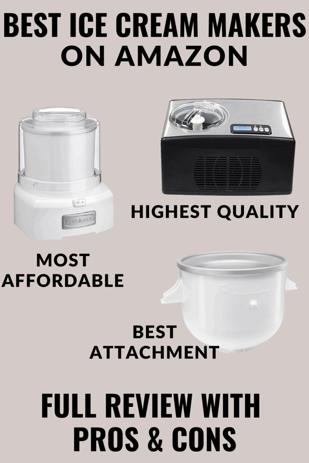 Best Ice Cream Makers on Amazon (Affordable For Use At Home) Homebody