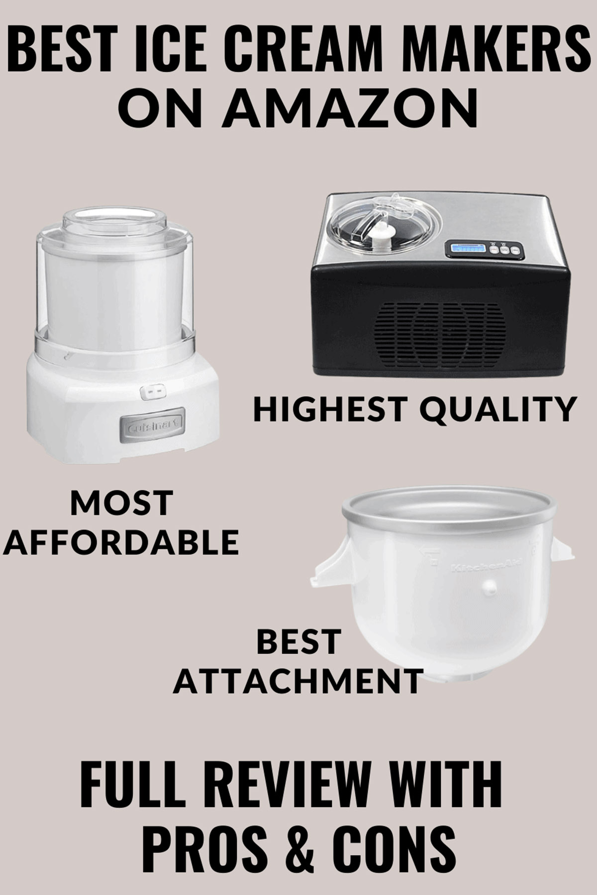 Best value best sale ice cream maker