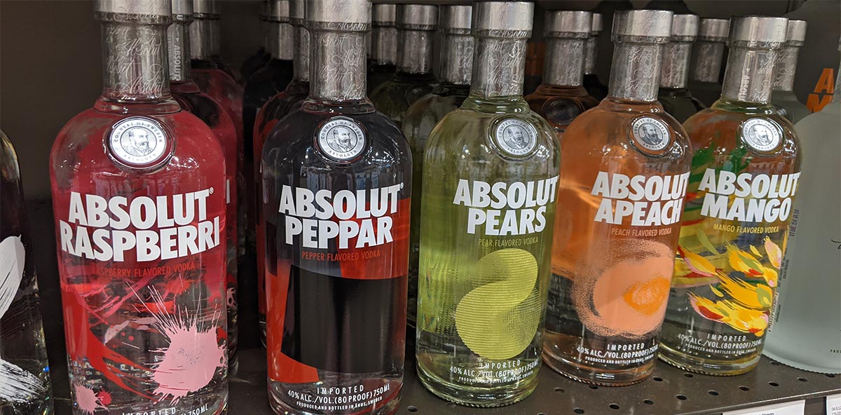 is absolut peppar vodka gluten free