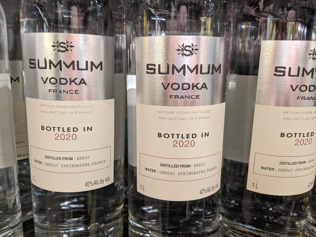 summum unflavored vodka