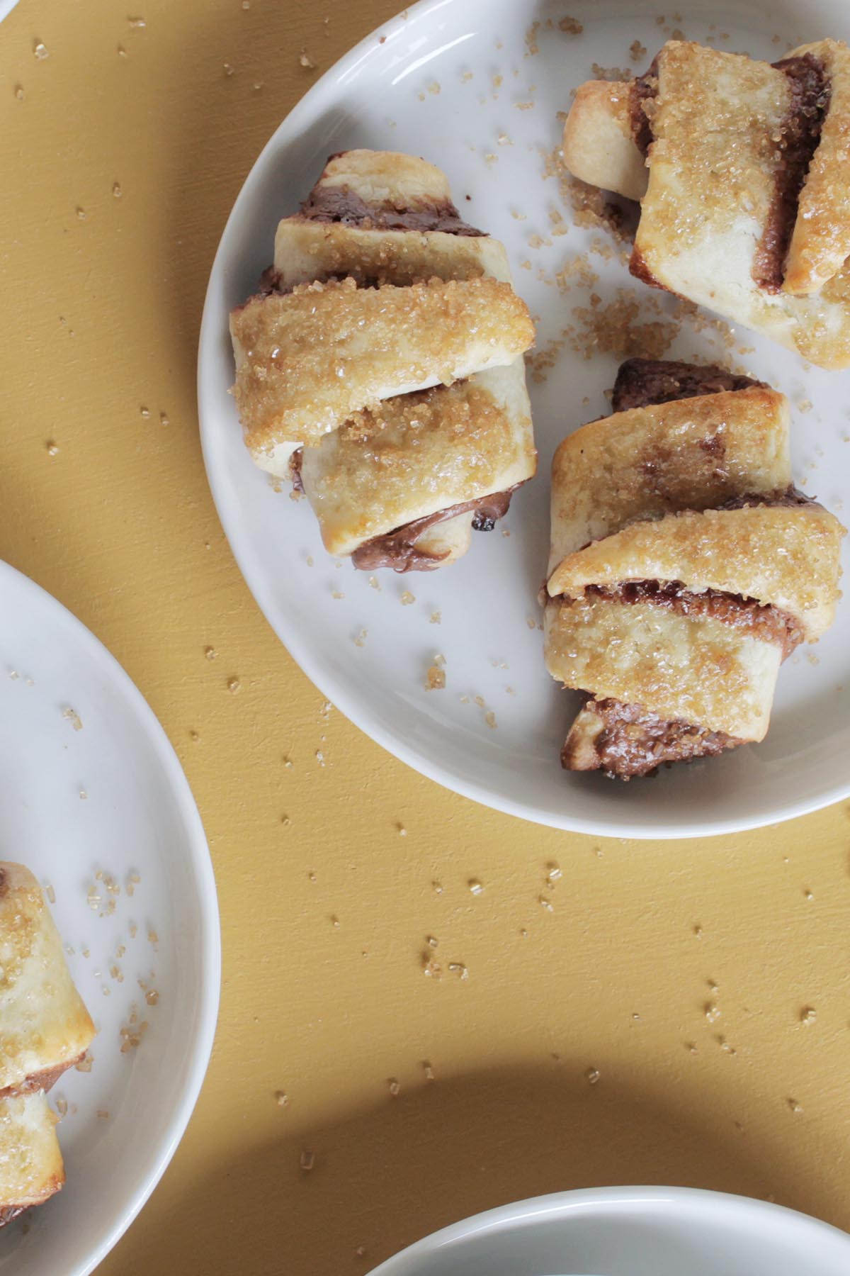 easy chocolate rugelach cookies