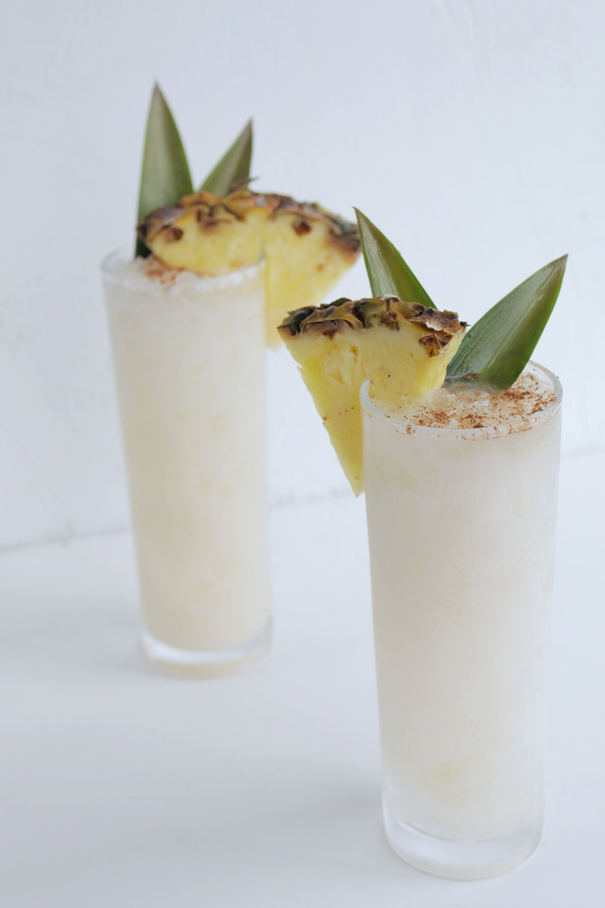 screwball whisky drink with pineapple garnish