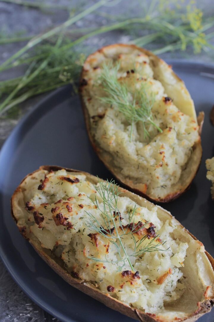 roasted and golden brown crispy potatoes