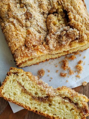 coffee cake bread loaf