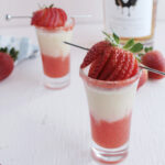 strawberry and peanut butter whiskey shot