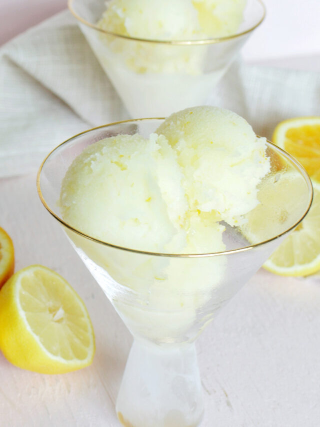 Limoncello Sorbet Palate Cleanser