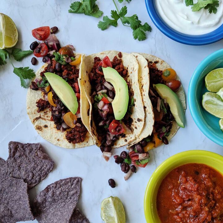 Simple Chorizo Street Tacos - Homebody Eats