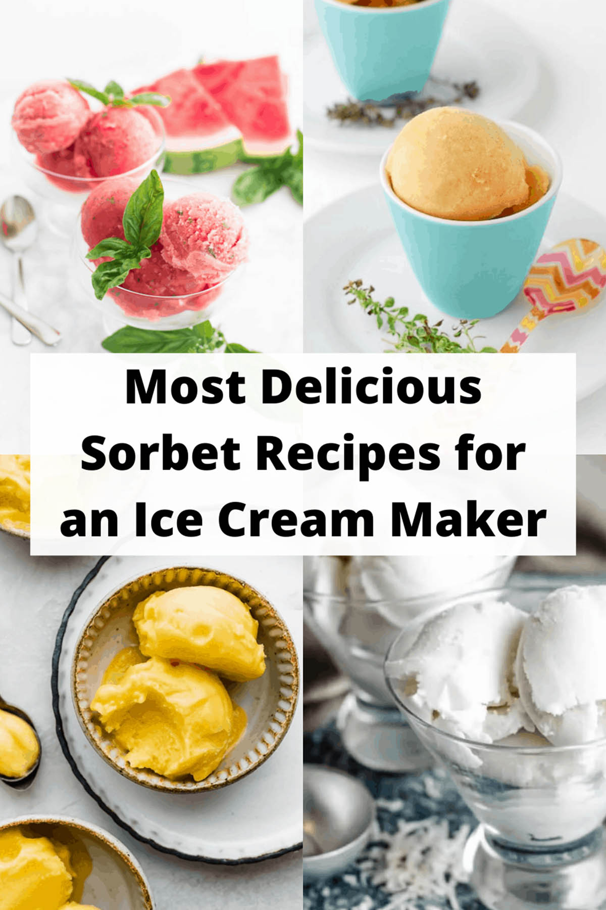 10 Delicious Sorbet Recipes for An Ice Cream Maker Homebody Eats