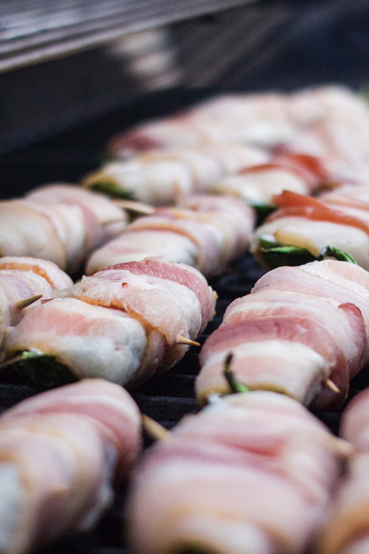 jalapenos wrapped with bacon.