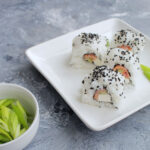 cream cheese Philadelphia sushi roll.