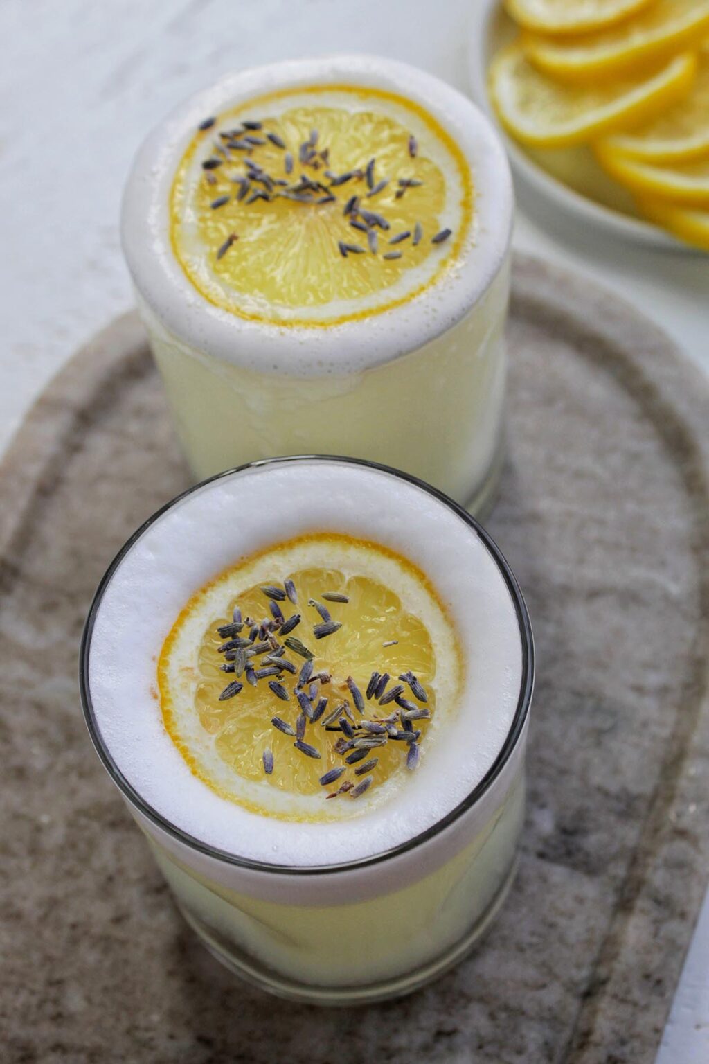 Lavender Lemon Pisco Sour Cocktail - Homebody Eats