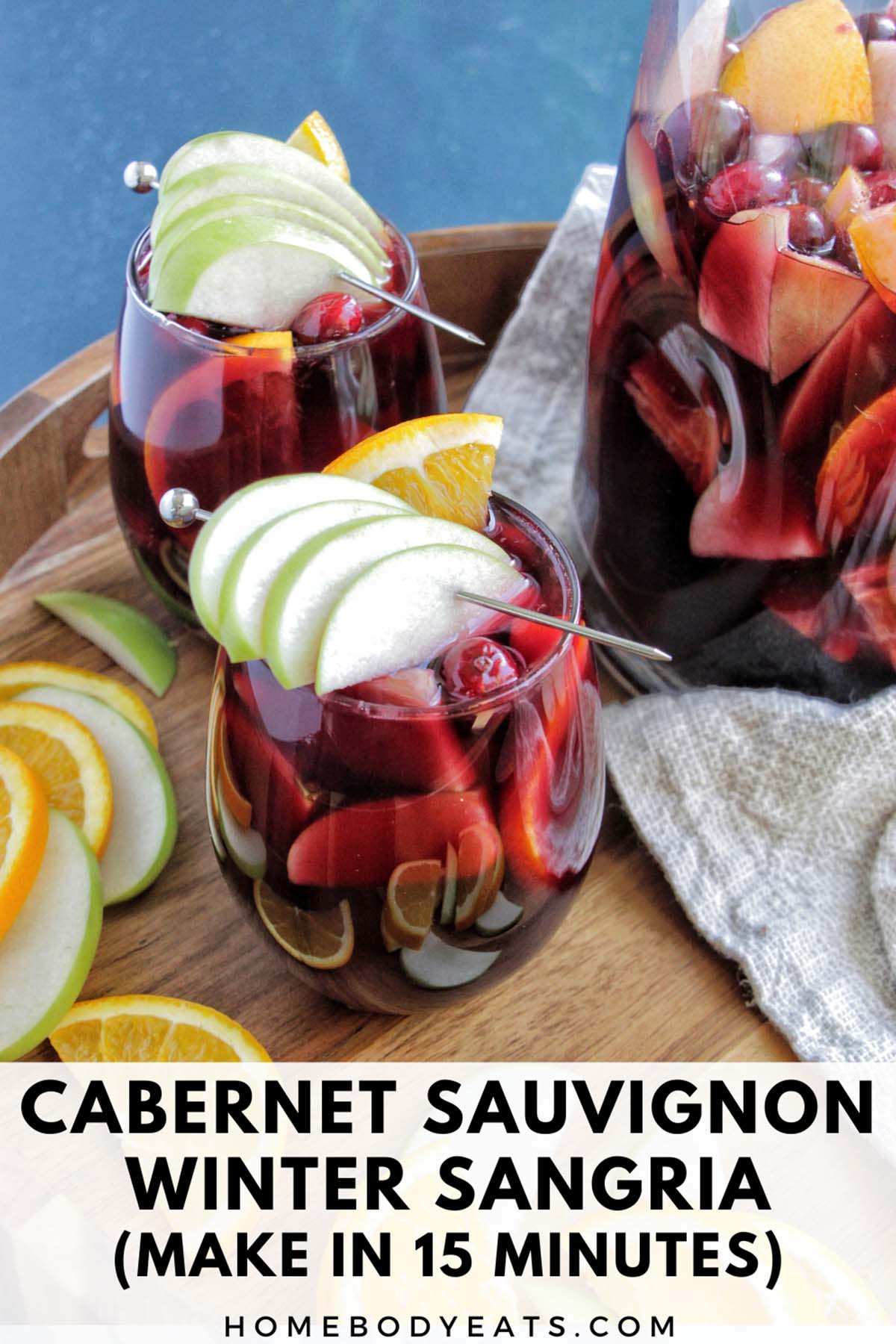 Sauvignon Winter Sangria Pitcher Homebody Eats