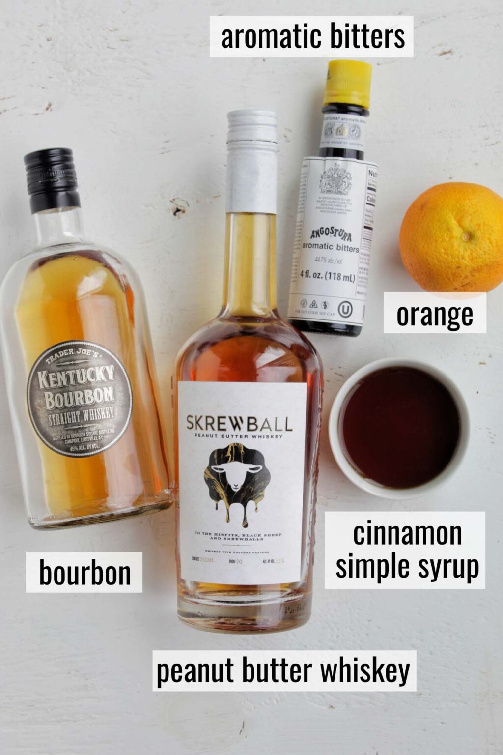 Skrewball Old Fashioned (5 Ingredients) Homebody Eats