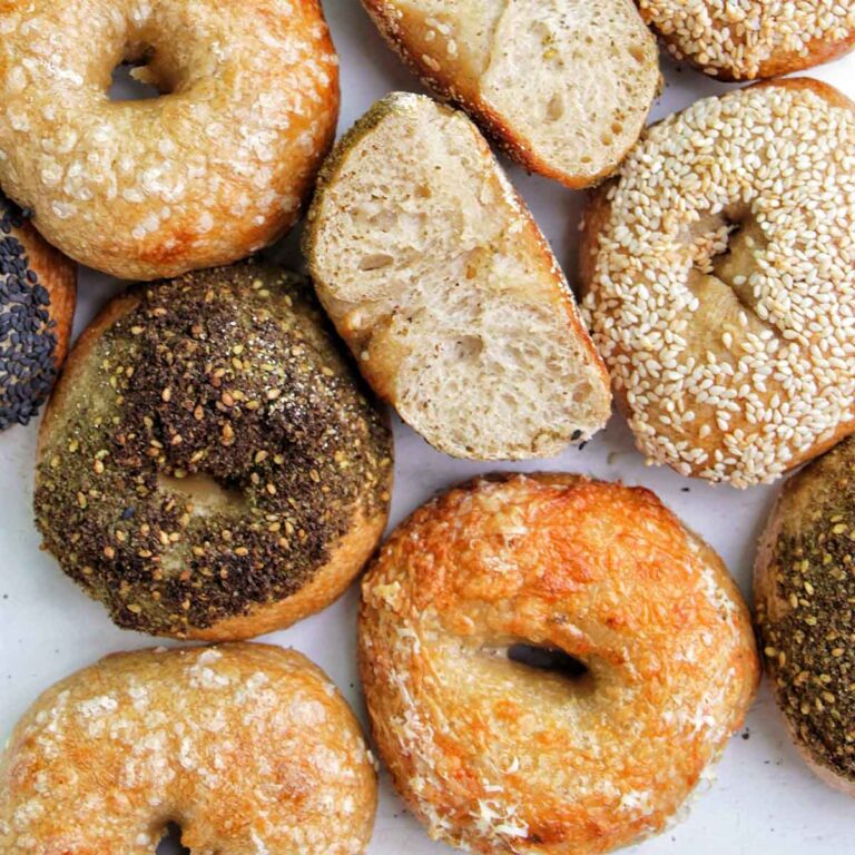 Salt Bagels (6 Ingredients) - Homebody Eats