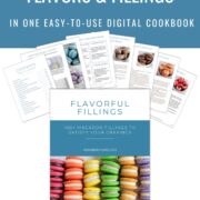 flavorful fillings macaron filling digital cookbook preview.