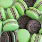 green mint Oreo macarons.