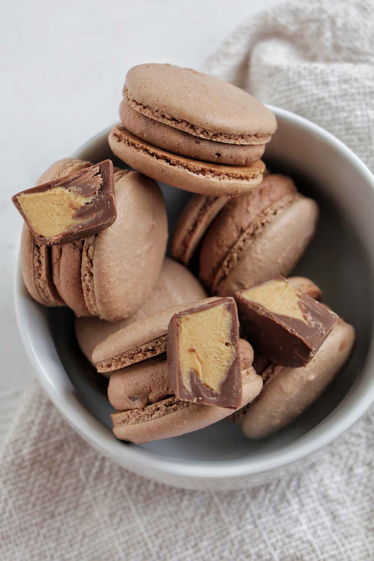 Reese's peanut butter macarons.