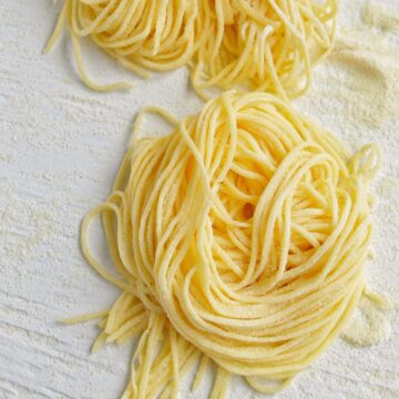 angel hair pasta.
