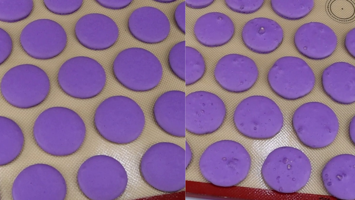 tops of sifted vs unsifted almond flour.