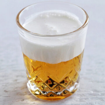 mini beer shot.