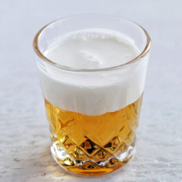 mini beer shot.